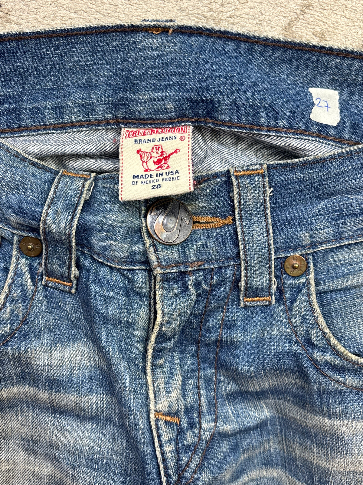 TRUE RELIGION JEANS W28 L34 #TR27