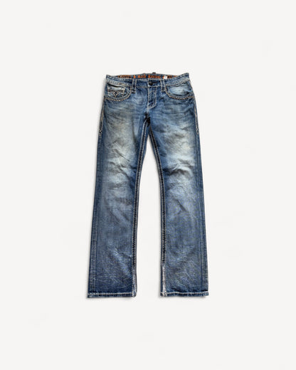 ROCK REVIVAL JEANS W33 L32 #RR29