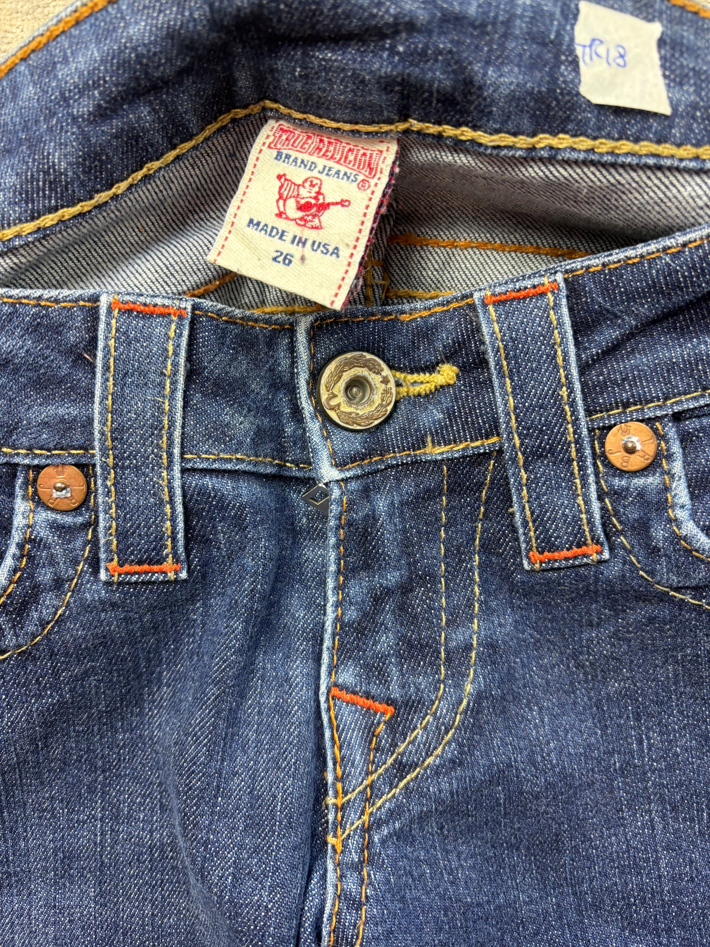 TRUE RELIGION JEANS W26 L30 #TR18