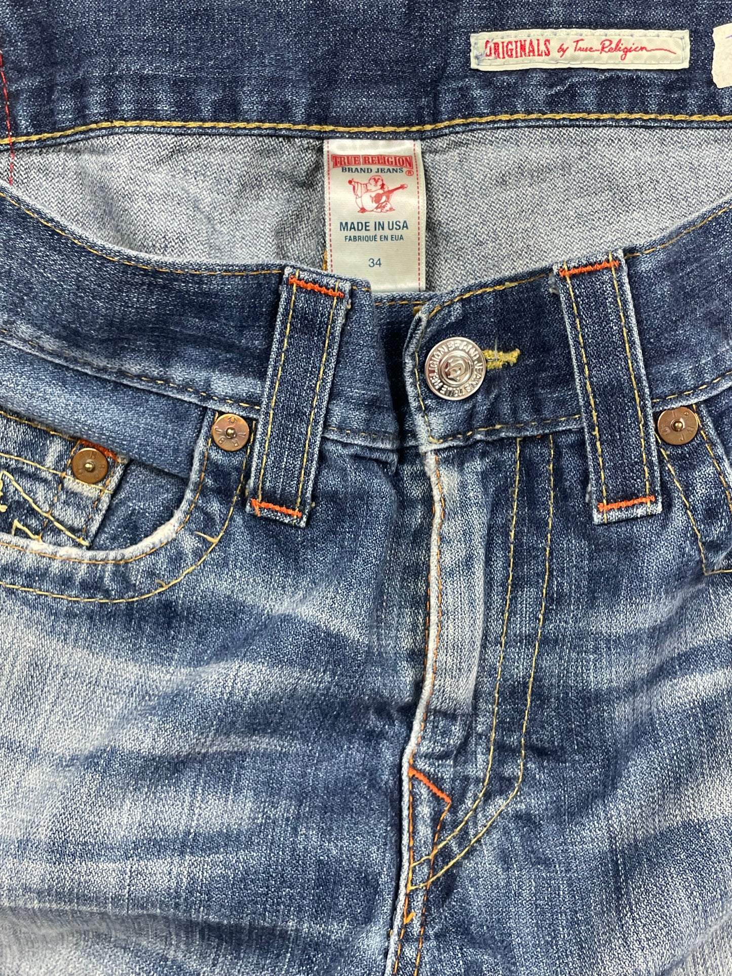 TRUE RELIGION JEANS W34 L32 #TR23