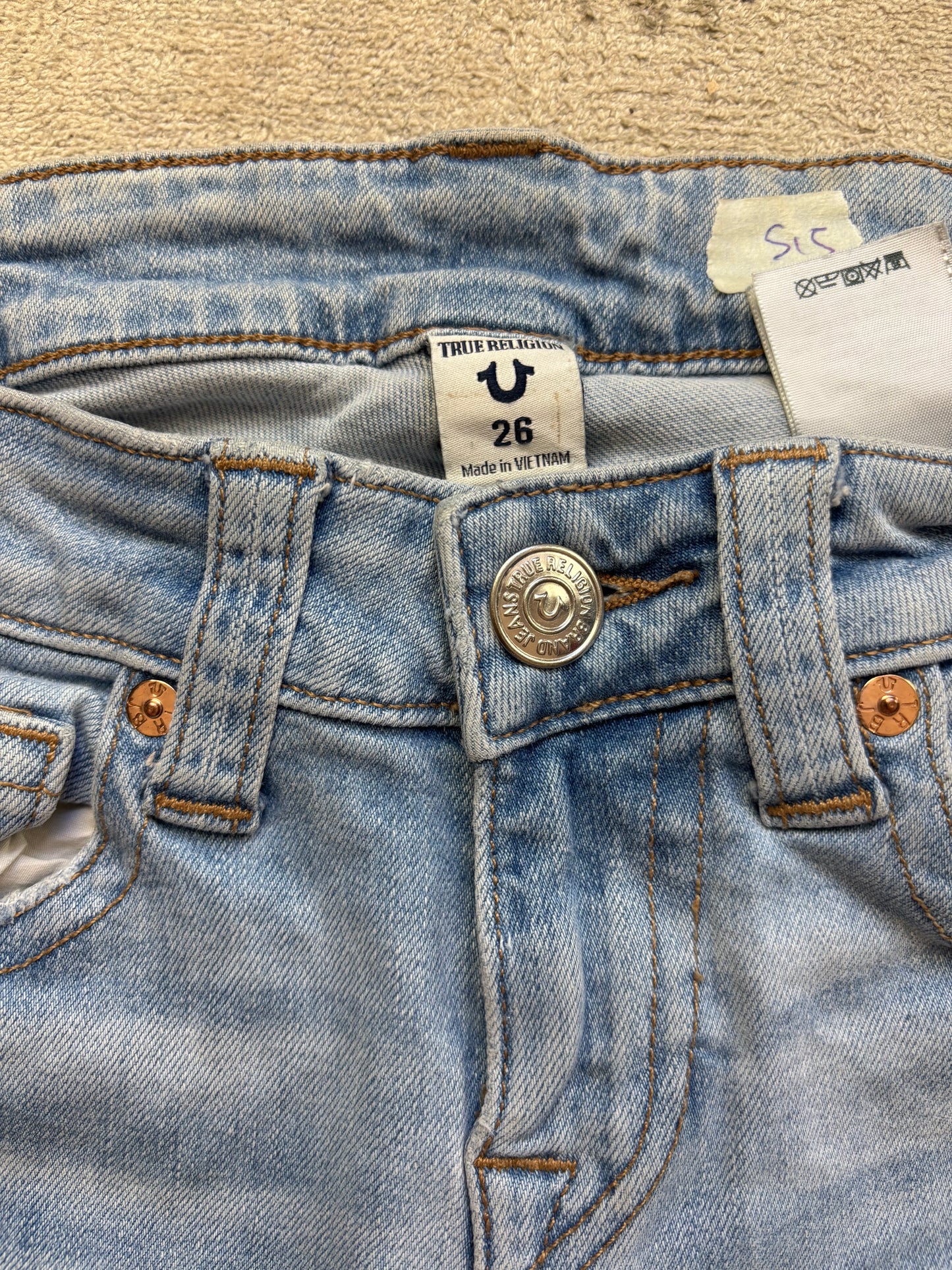 TRUE RELIGION HOT PANT W26 #S15