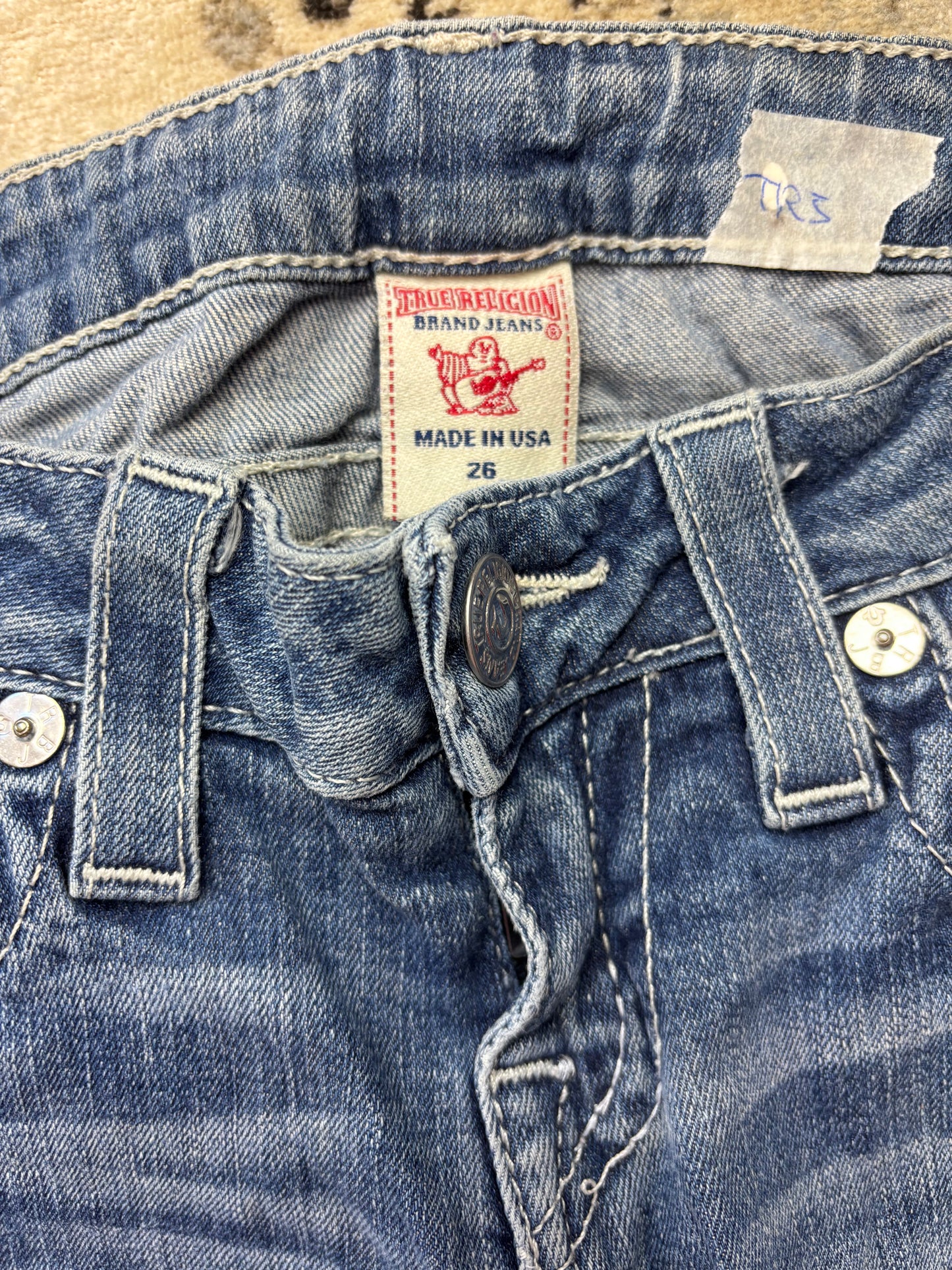 TRUE RELIGION JEANS W26 L32 #TR5