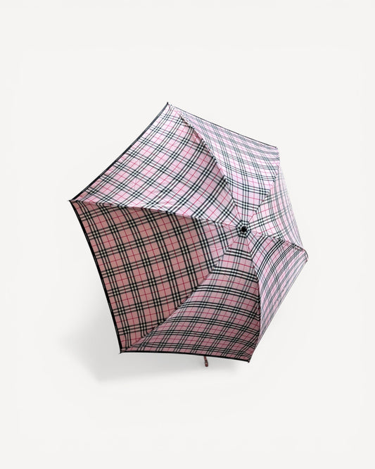 BURBERRY PINK MONOGRAM UMBRELLA