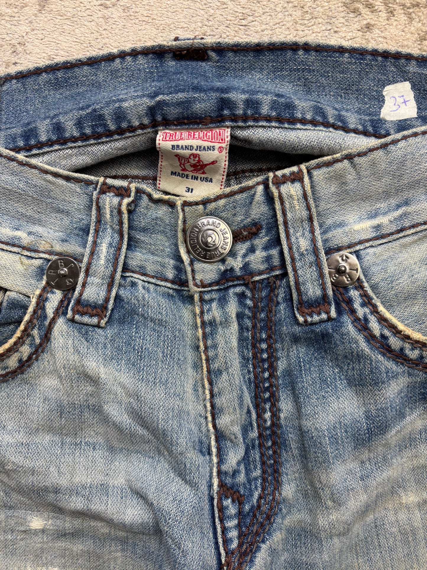 TRUE RELIGION JEANS W31 L32 #TR37