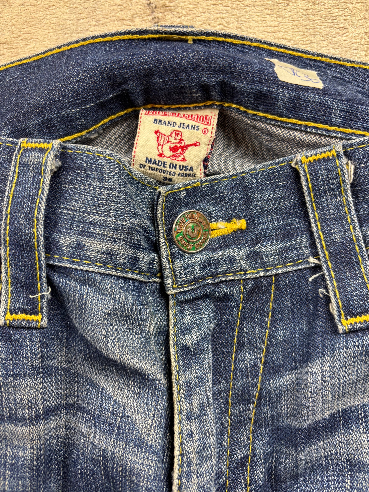 TRUE RELIGION JEANS W34 L32 #TR30