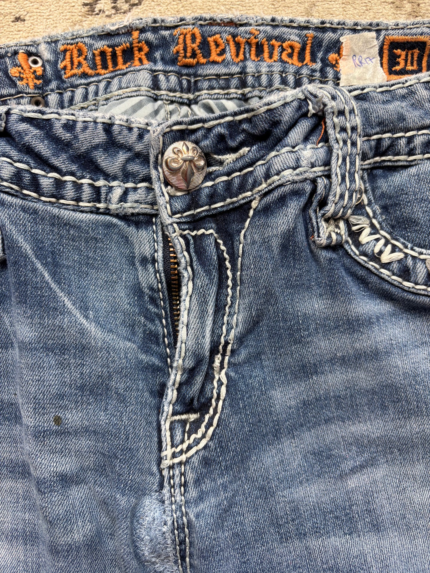 ROCK REVIVAL JEANS W30 L32 #RR17