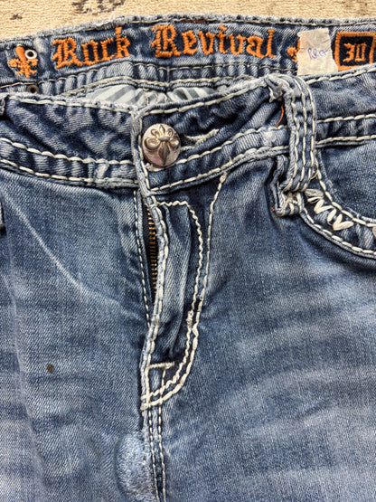 ROCK REVIVAL JEANS W30 L32 #RR17