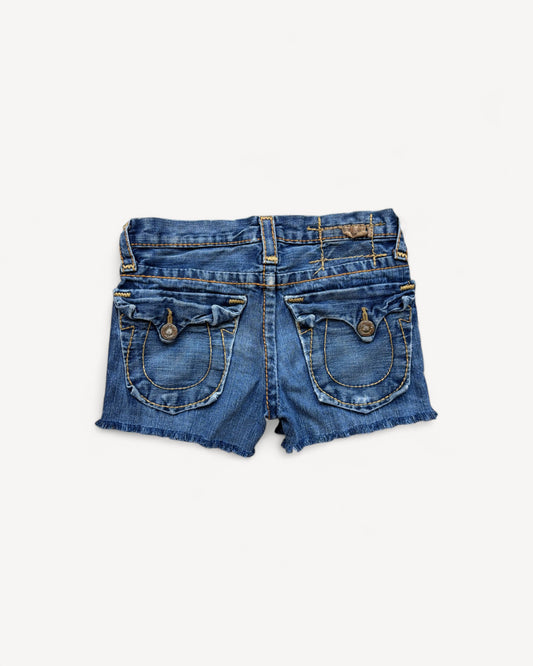 TRUE RELIGION HOT PANT W24 #S5