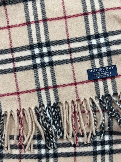 BURBERRY NOVACHECK SCARF BEIGE