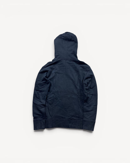 BURBERRY BLACK ZIP UP HOODIE (S)
