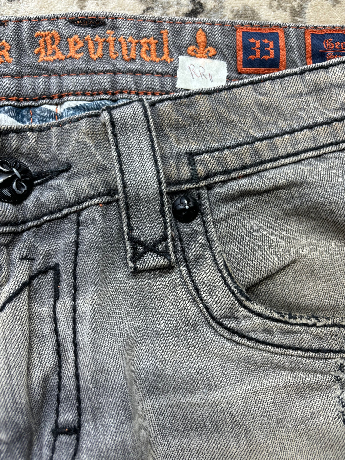 ROCK REVIVAL JEANS W33 L32 #RR11