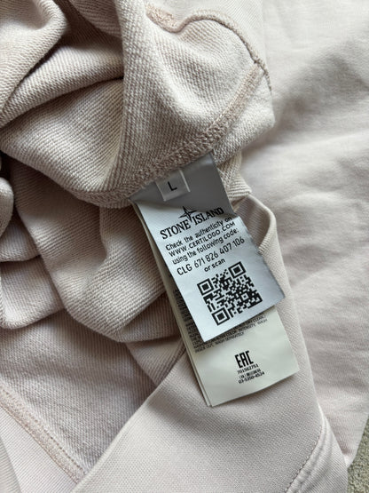 STONE ISLAND WHITE SWEATER (L)
