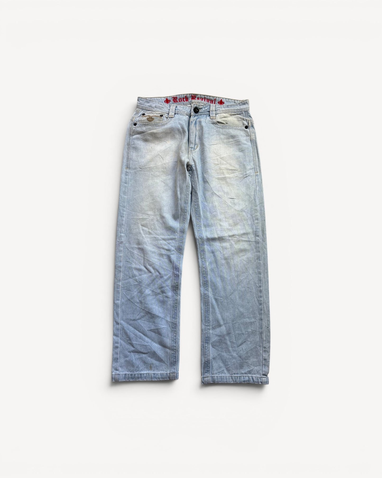 ROCK REVIVAL JEANS W34 L30 #RR38