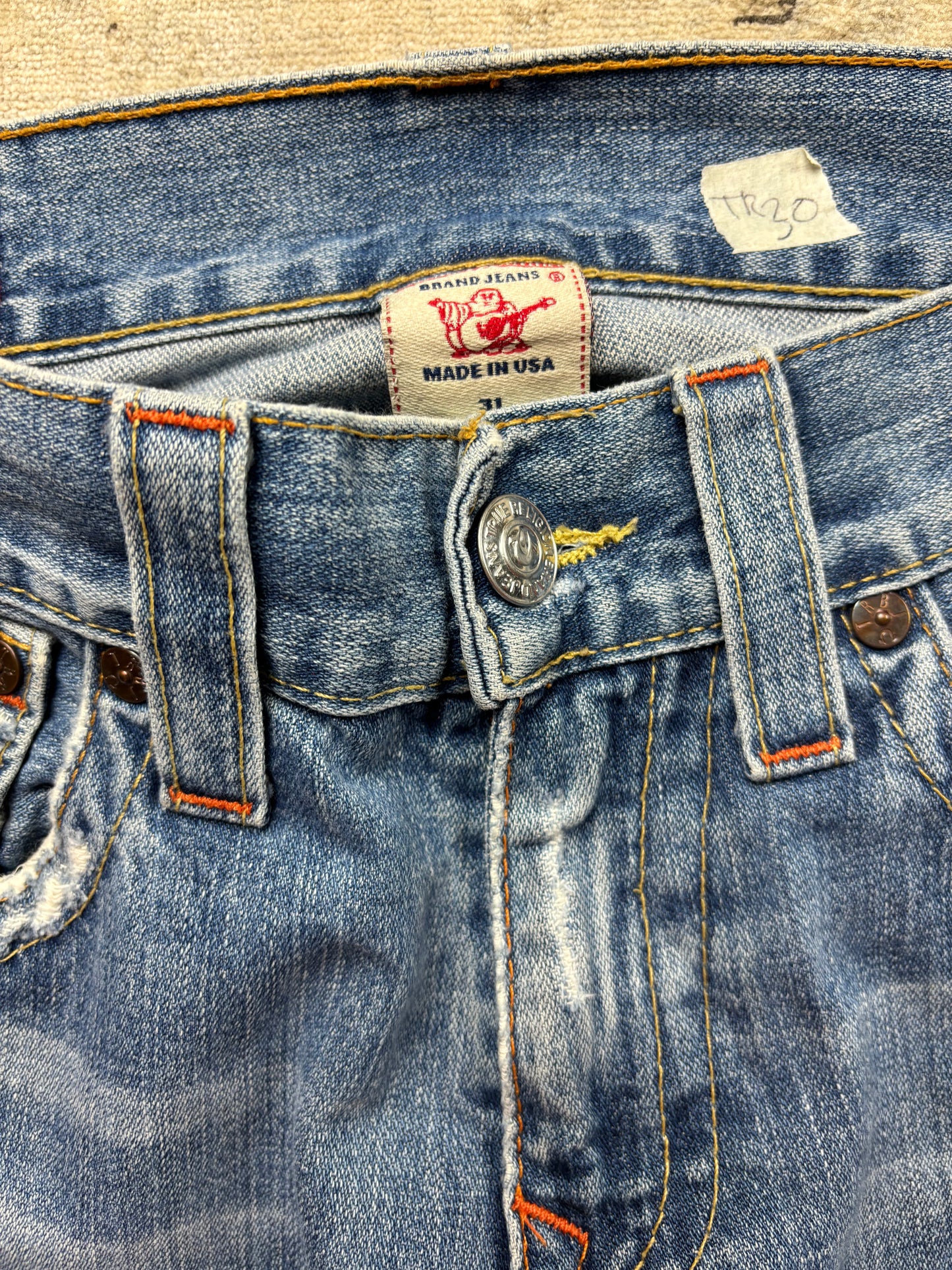 TRUE RELIGION JEANS W30 L32 #TR30