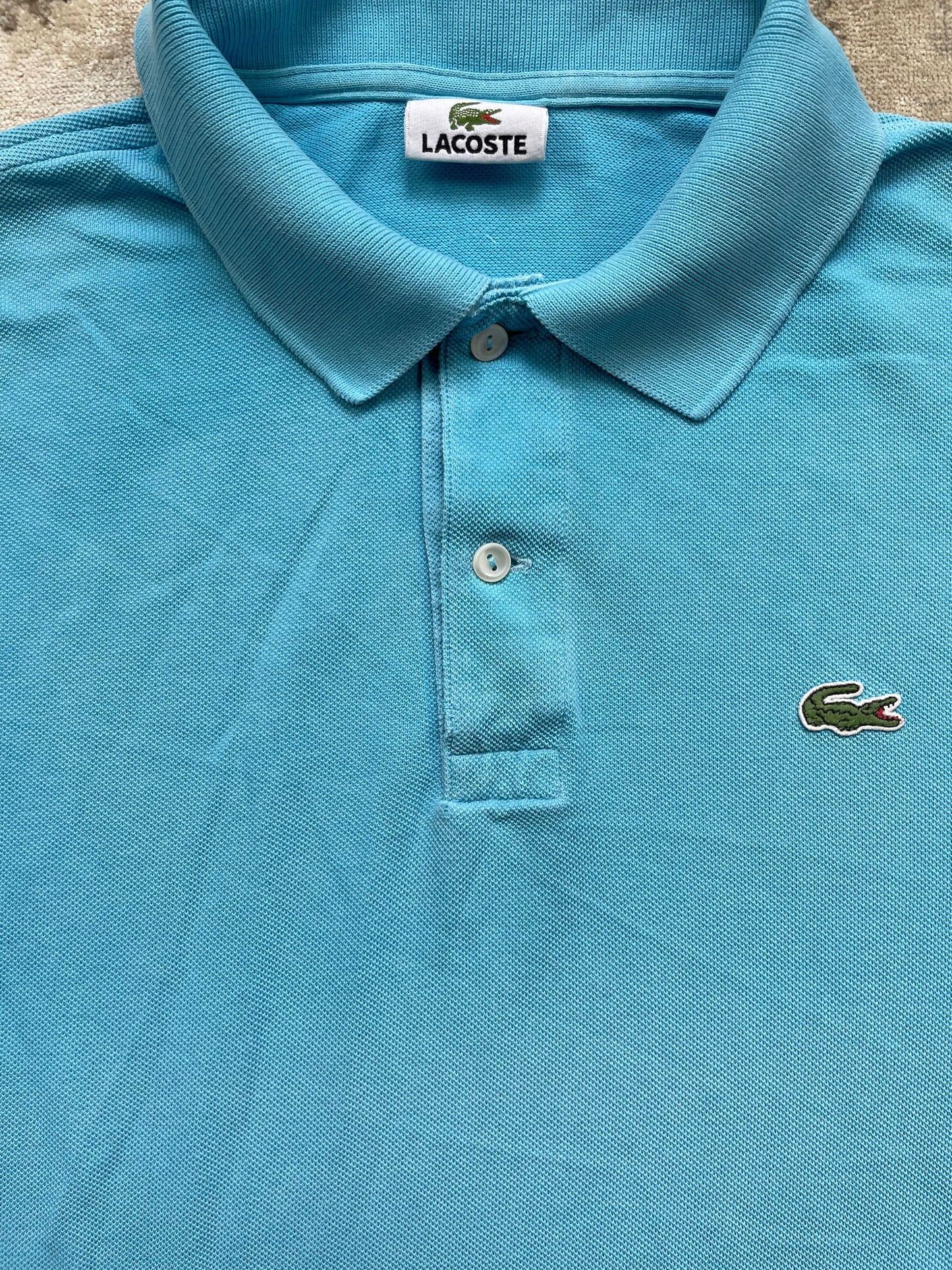 LACOSTE POLO SHIRT BLUE (M)