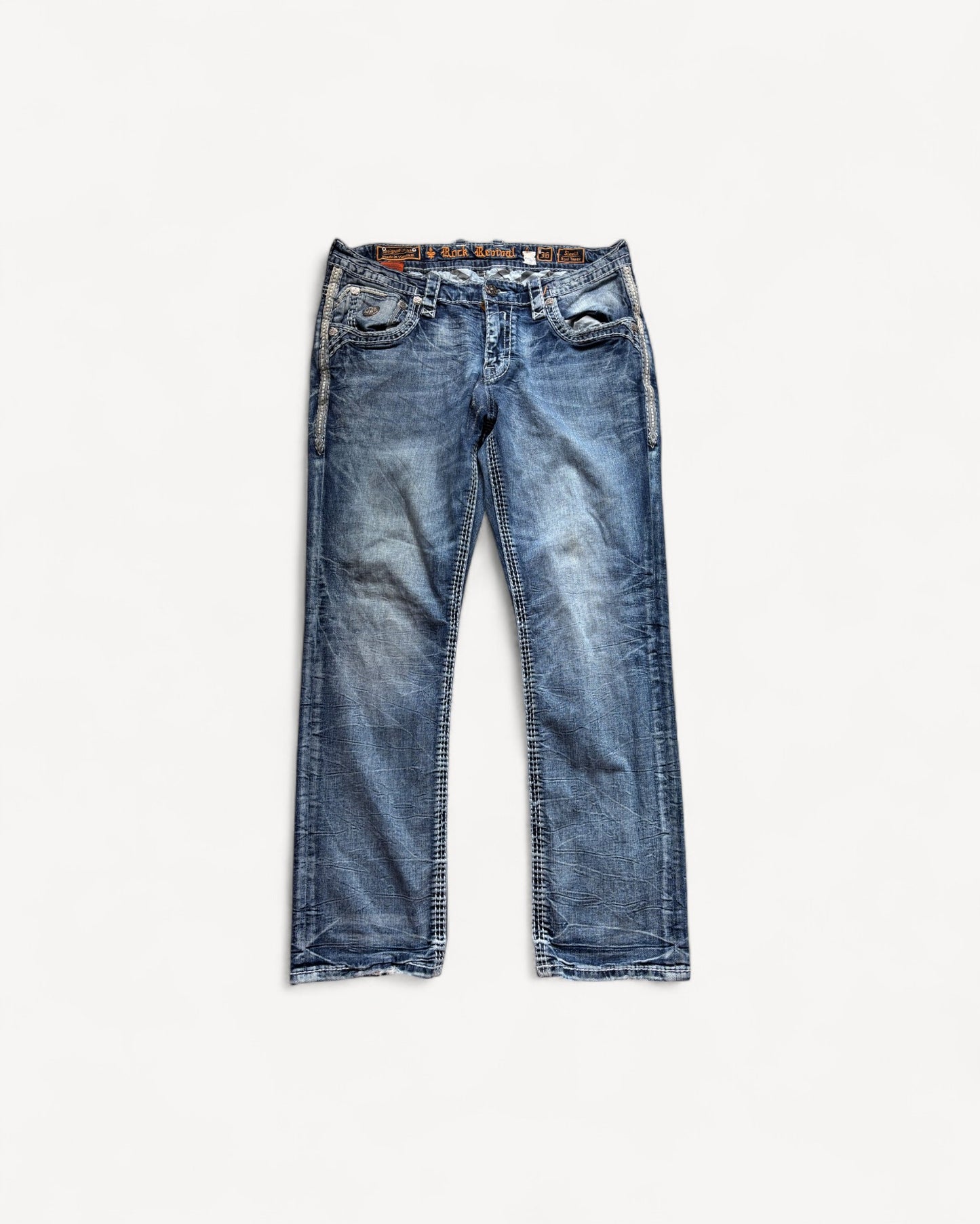 ROCK REVIVAL JEANS W36 L32 #RR32