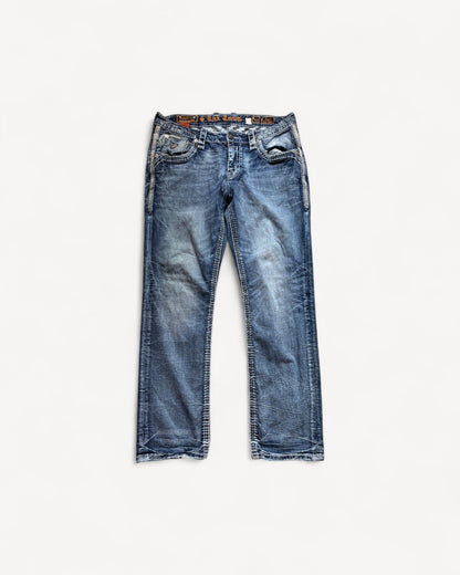 ROCK REVIVAL JEANS W36 L32 #RR32