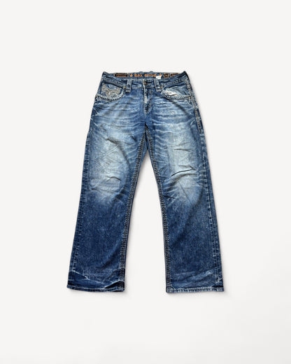 ROCK REVIVAL JEANS W34 L32 #RR25