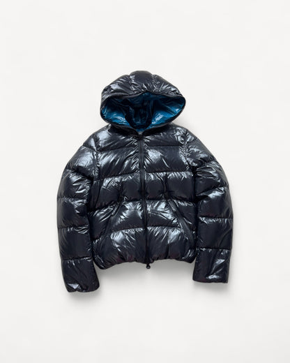 DUVETICA BLACK PUFFER JACKET (S)