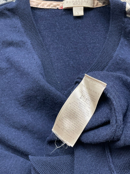 BURBERRY NAVY KNIT (S)