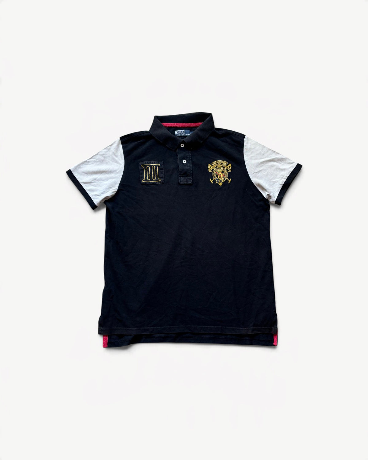 RALPH LAUREN POLO SHIRT BLACK (L)