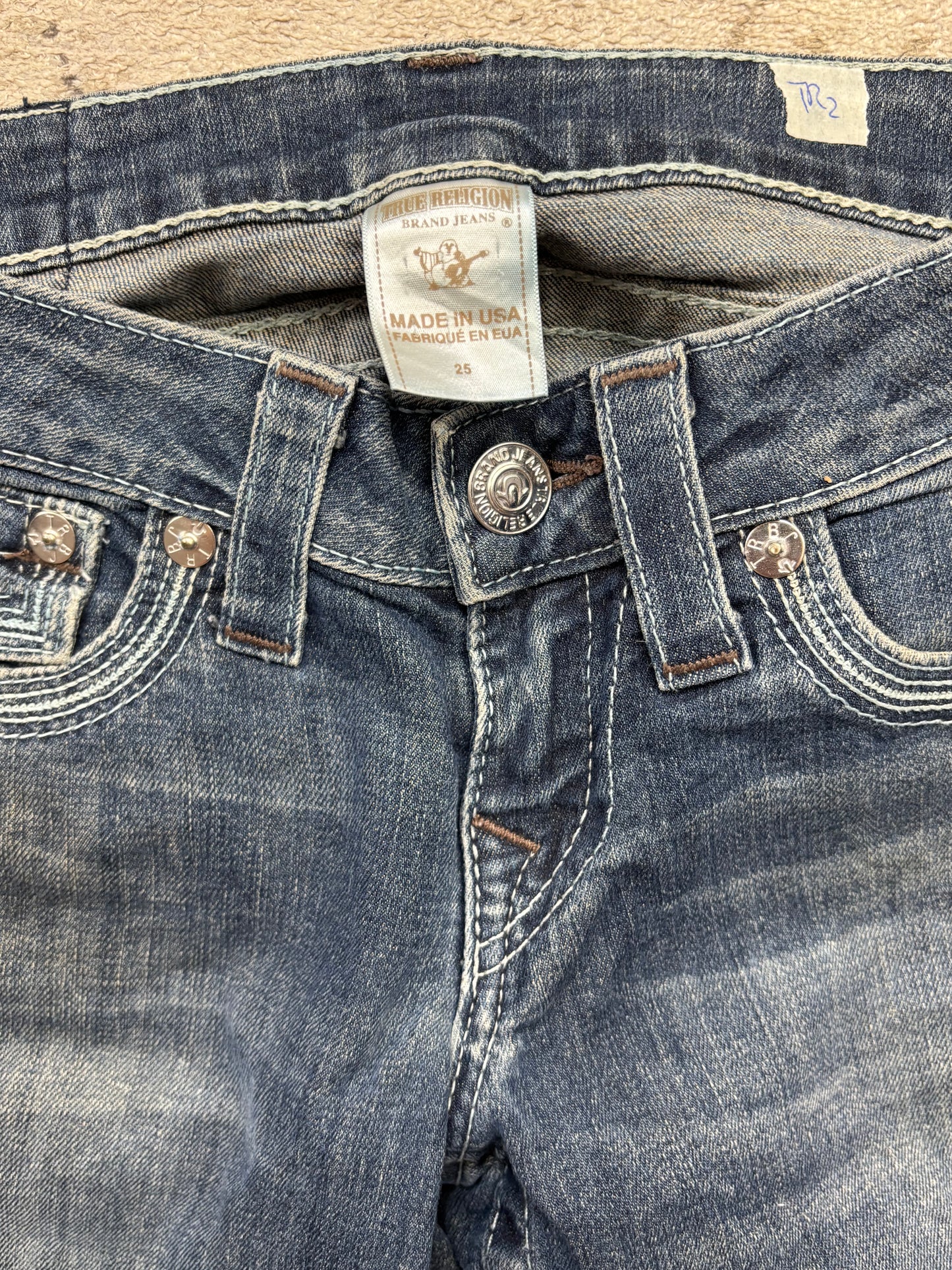 TRUE RELIGION JEANS W25 L32 #TR2