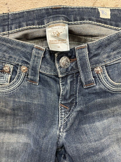 TRUE RELIGION JEANS W25 L32 #TR2
