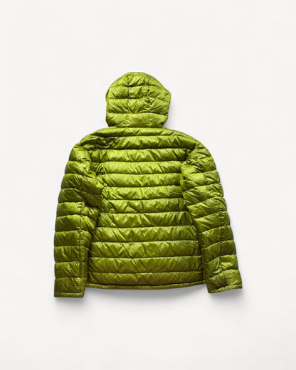 MONTBELL REVERSIBLE GREEN PUFFER JACKET (L)