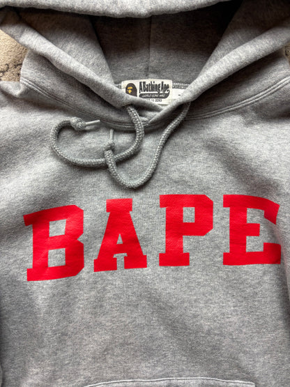 BAPE GREY HOODIE (M)