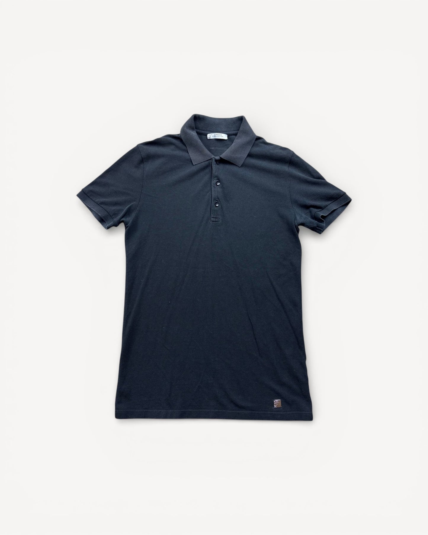 VERSACE WHITE POLO SHIRT (S)