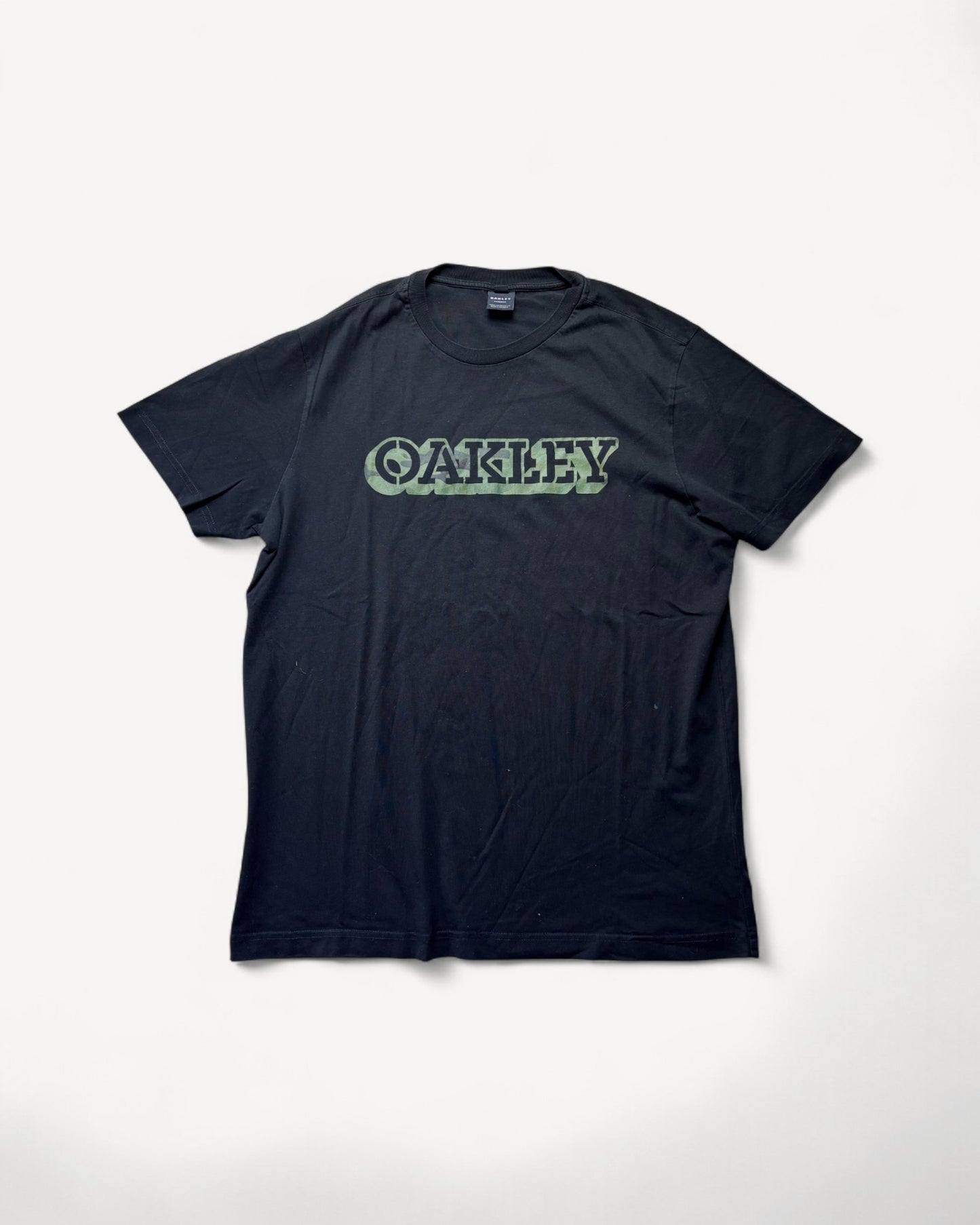 OAKLEY NAVY T-SHIRT (L)