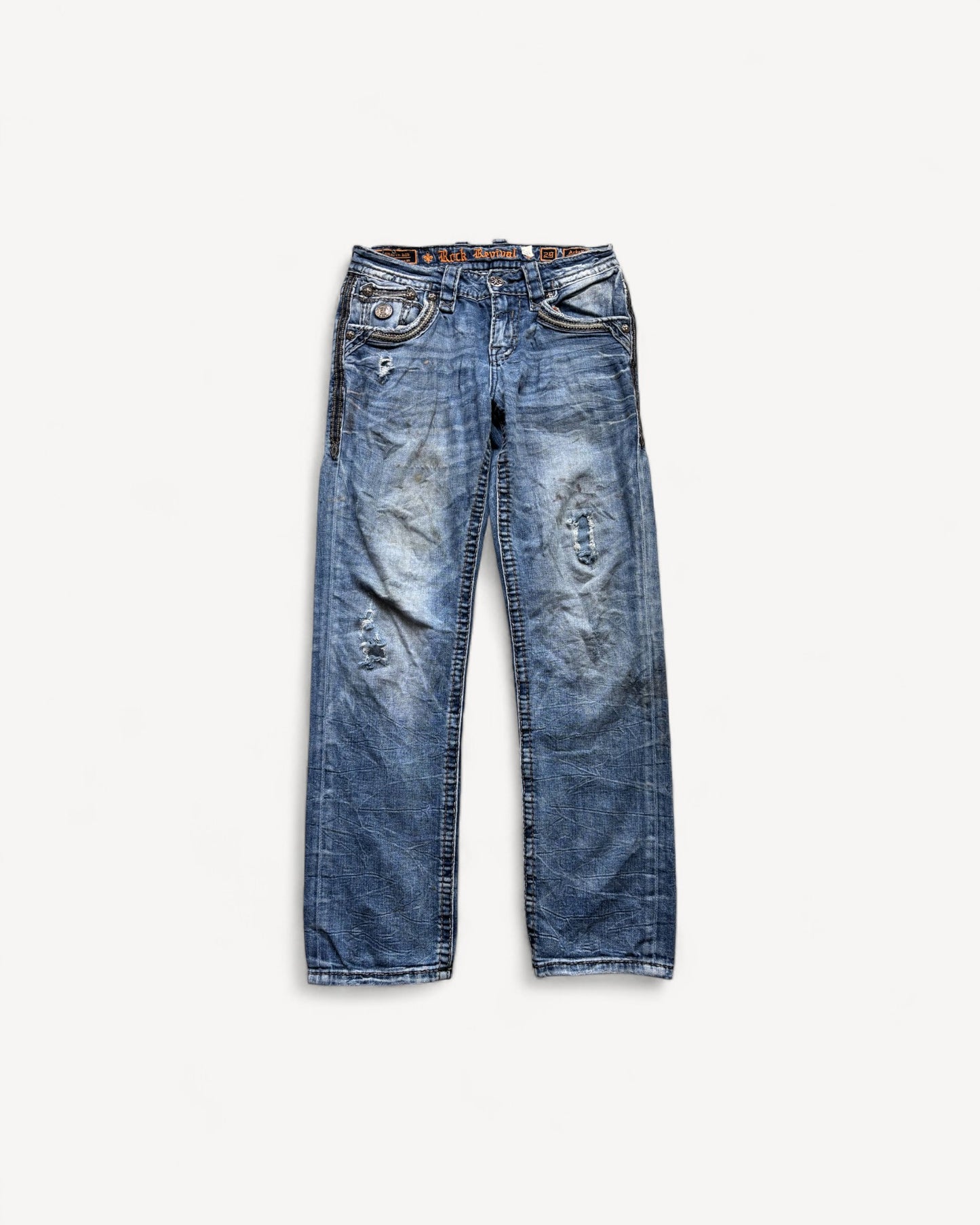 ROCK REVIVAL JEANS W29 L32 #RR6