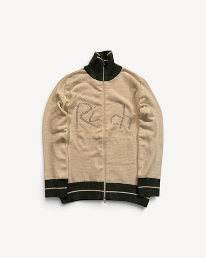 RICHMOND WOMEN ZIP UP KNIT (L)