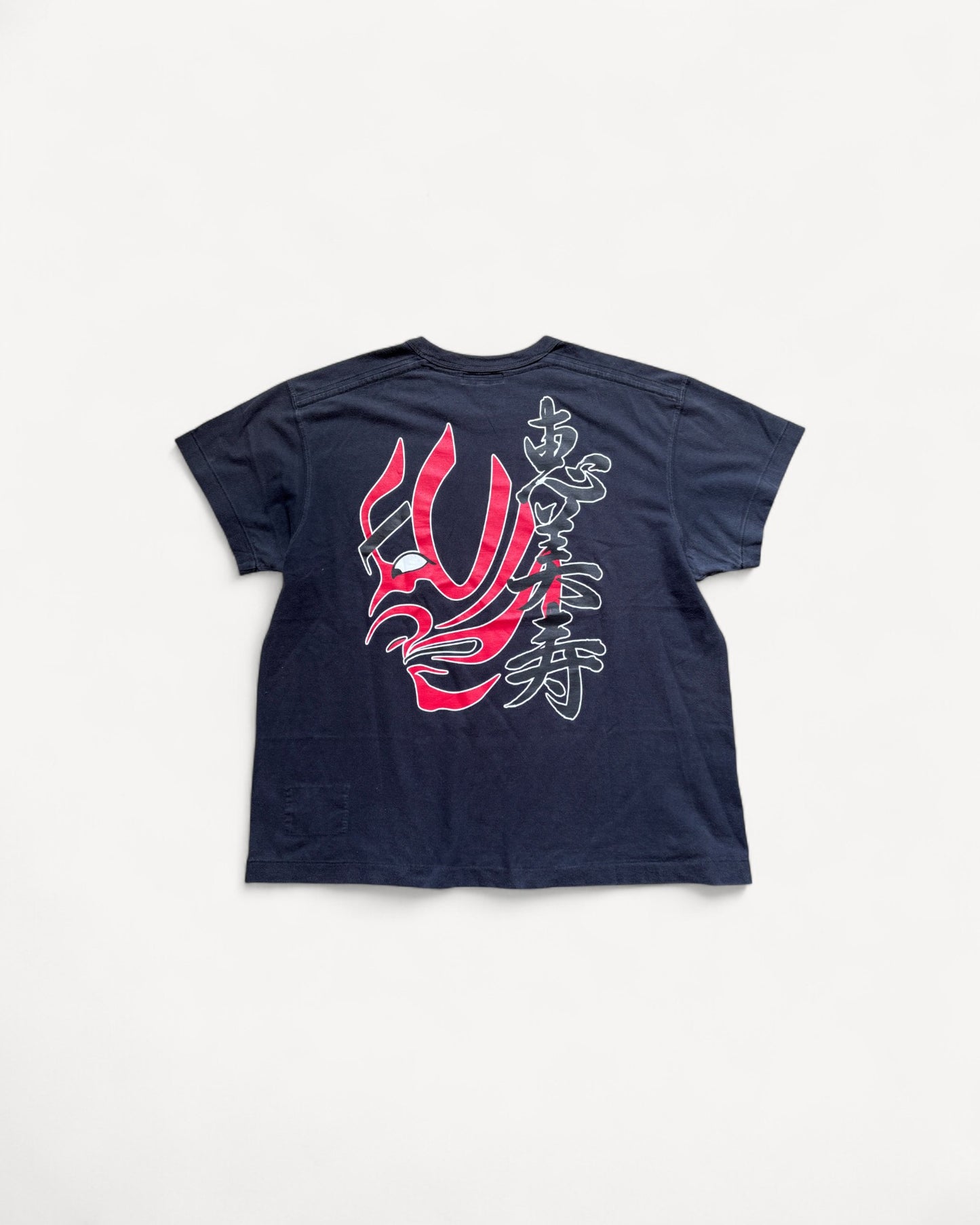 EVISU NAVY T-SHIRT (L)