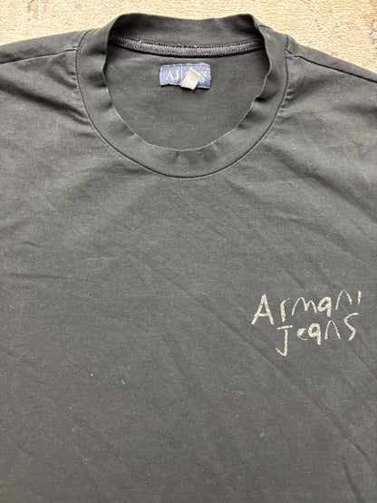 ARMANI BLACK T-SHIRT (M)