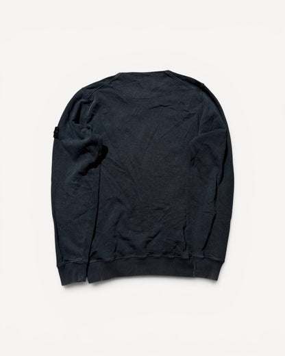 STONE ISLAND BLACK SWEATER (M)