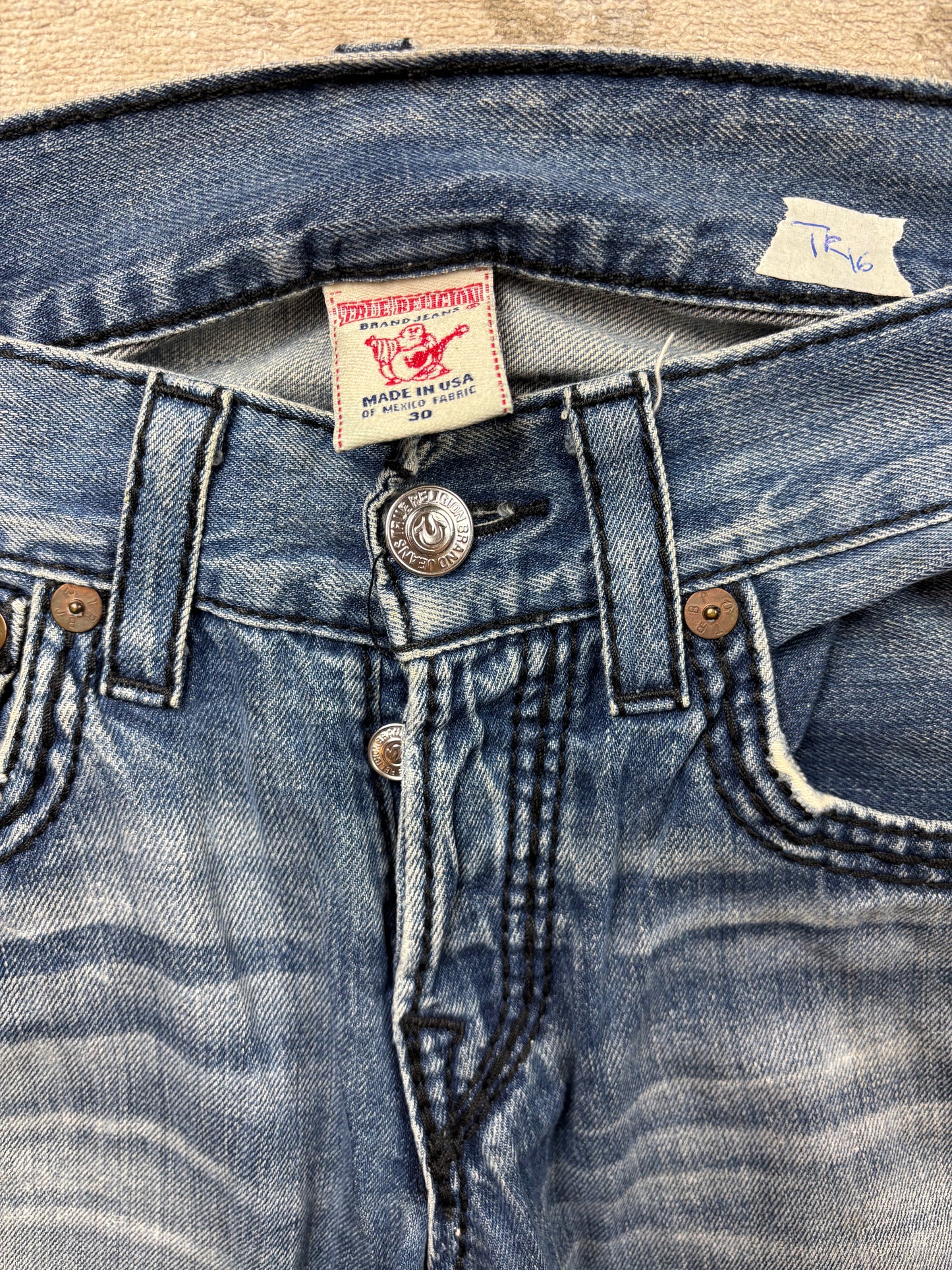 TRUE RELIGION JEANS W30 L32 #TR16
