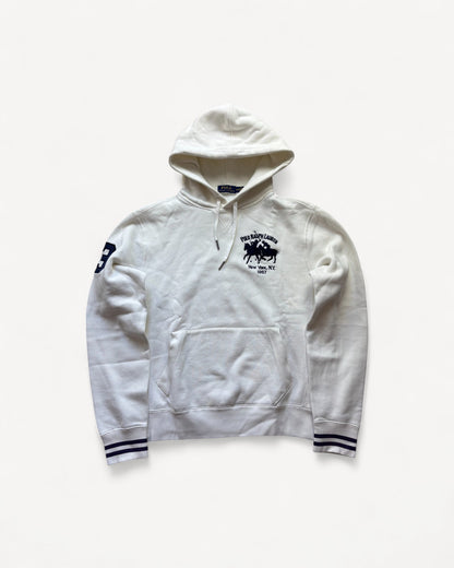RALPH LAUREN WHITE HOODIE (M)