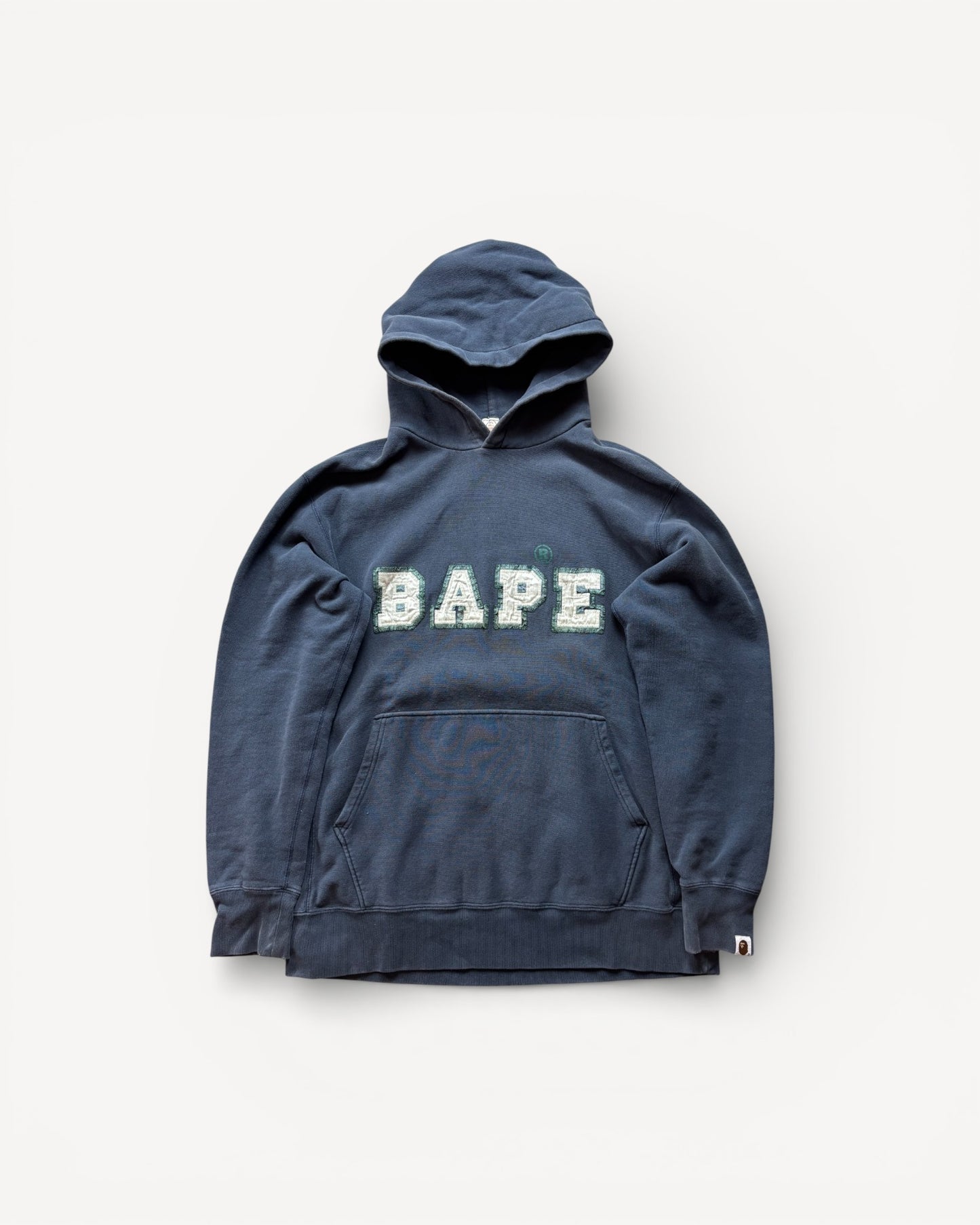BAPE NAVY HOODIE (L)