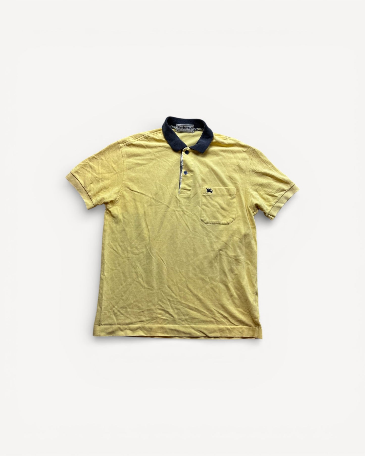 BURBERRY YELLOW POLO SHIRT (M)