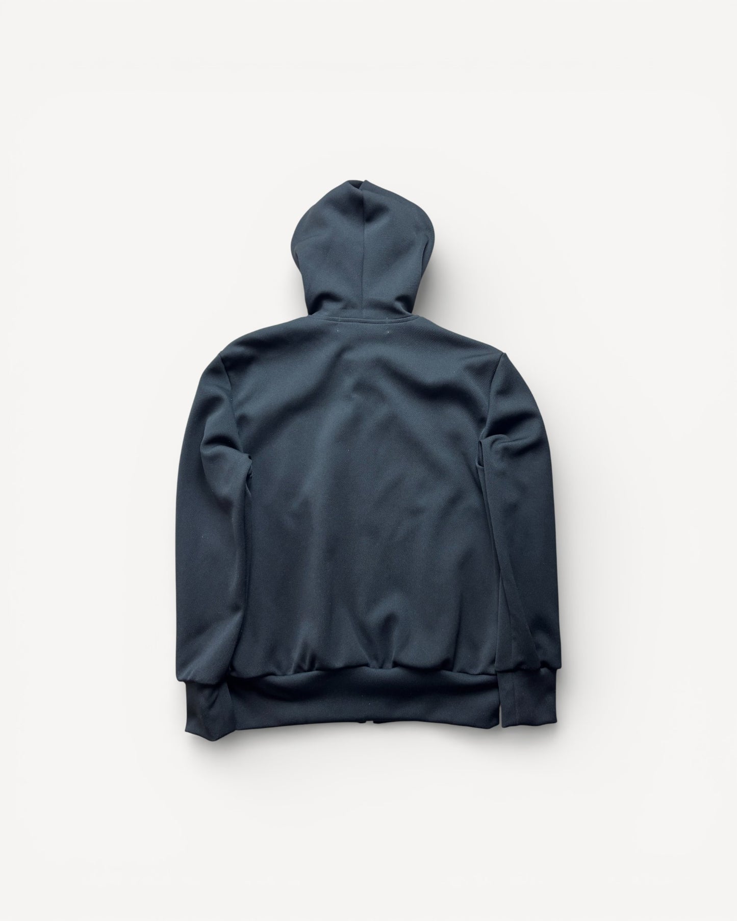 CDG PLAY BLACK ZIP UP HOODIE (S)