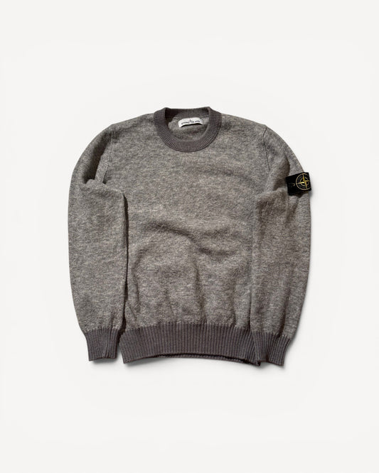 STONE ISLAND GREY KNIT (M)