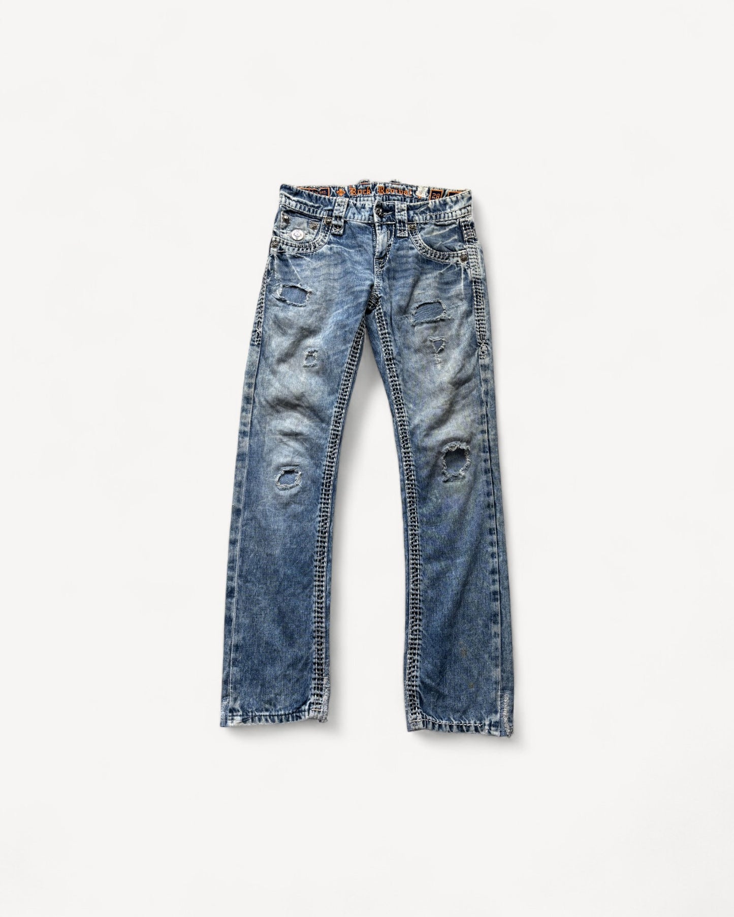 ROCK REVIVAL JEANS W28 L30 #RR3