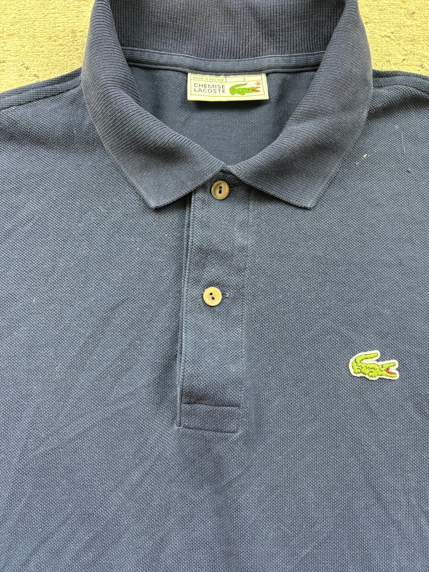 LACOSTE POLO SHIRT NAVY (S)