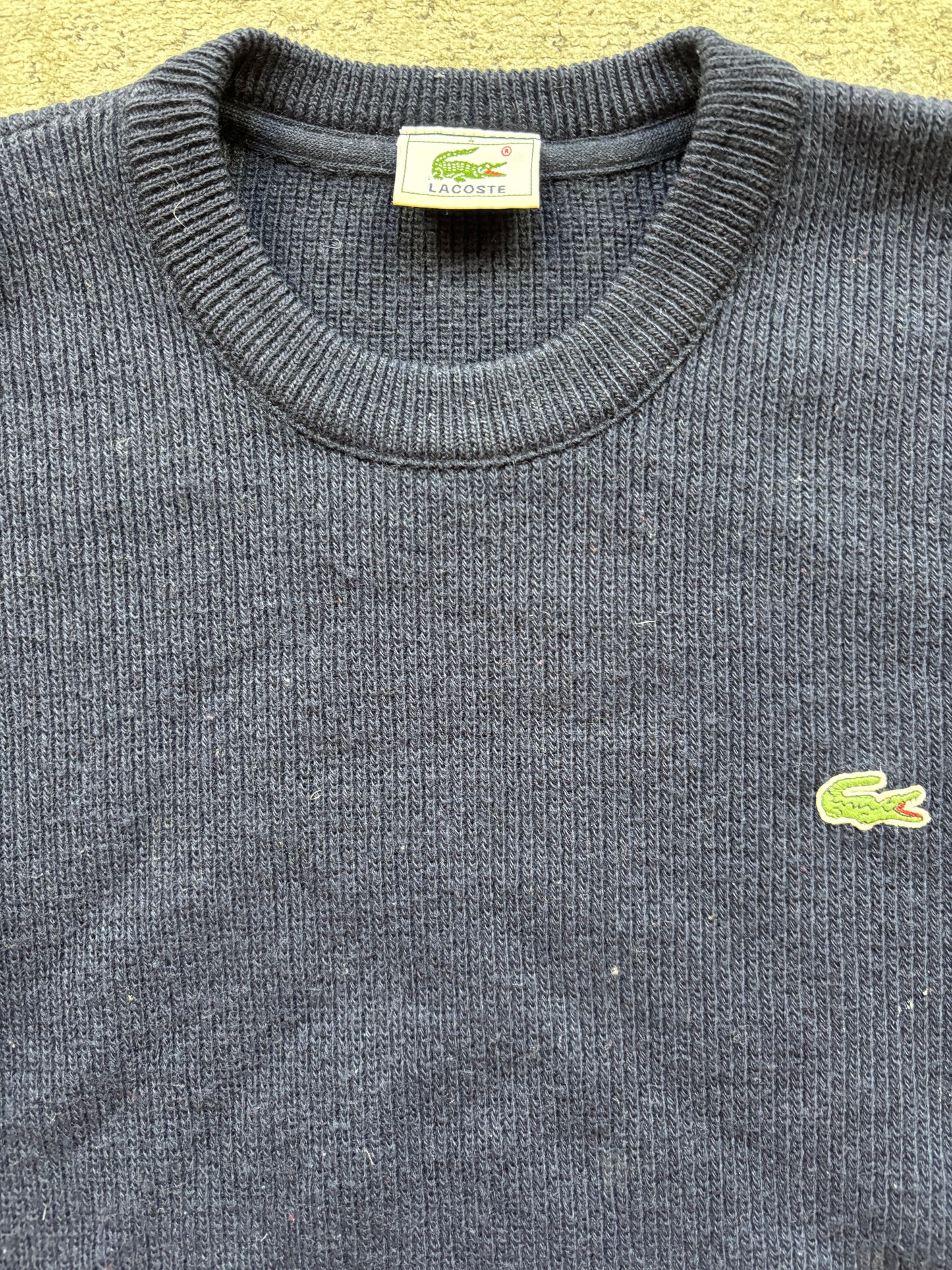 LACOSTE NAVY KNIT (M)