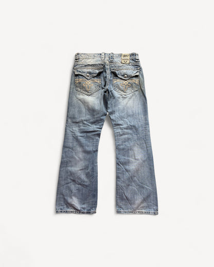 ROCK REVIVAL JEANS W34 L32 #RR17