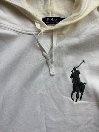 RALPH LAUREN WHITE HOODIE (L)
