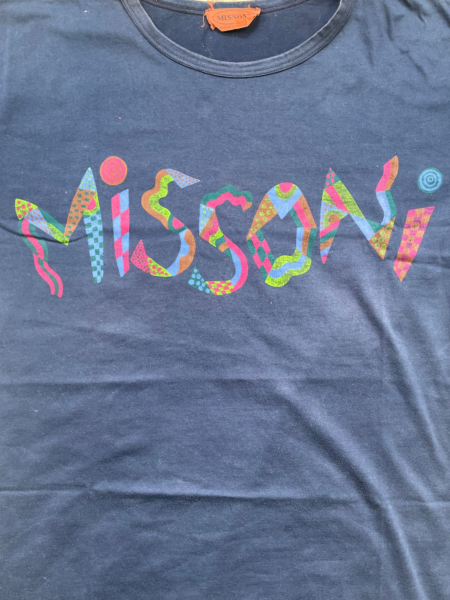 MISSONI NAVY T-SHIRT (M)