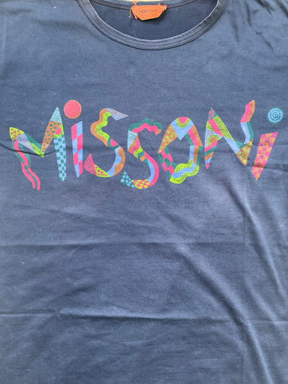 MISSONI NAVY T-SHIRT (M)