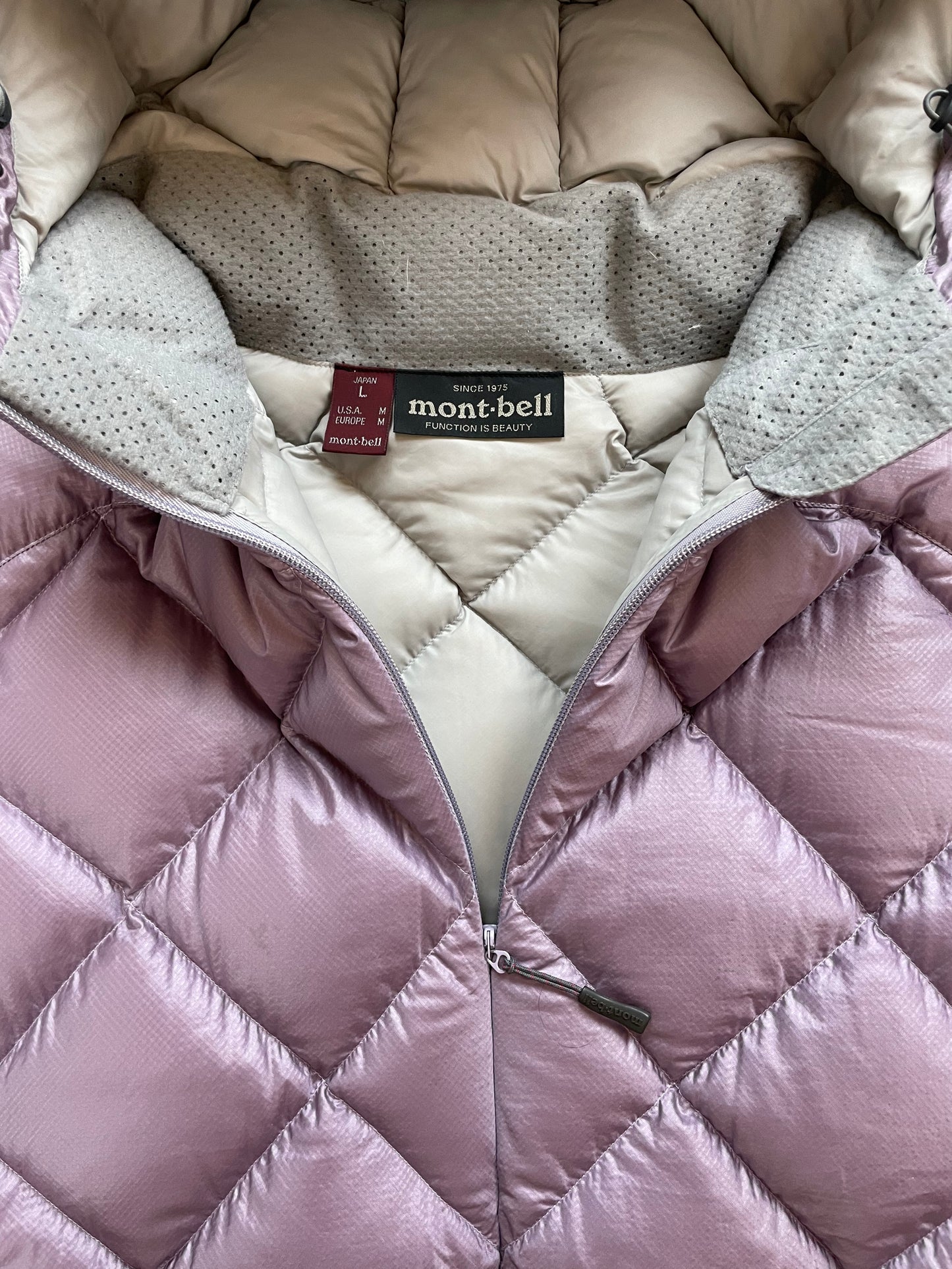 MONTBELL LAVENDER PUFFER JACKET (M)